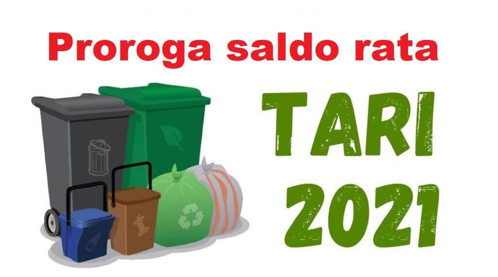 Proroga della scadenza SALDO TARI 2021