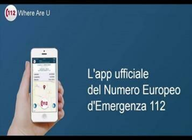 Emergenza 112 - WHERE ARE U l'app che può salvarti la vita