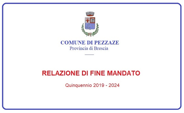 Relazione di fine mandato 2019-2024 